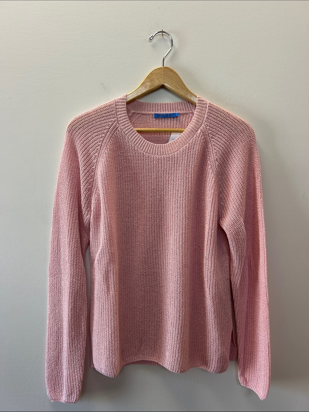 J. McLaughlin Pink Crewneck Sweater